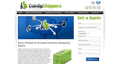 Desktop Screenshot of coinopshippers.com