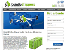Tablet Screenshot of coinopshippers.com